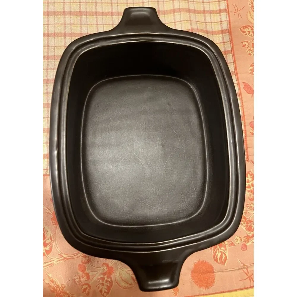Doverstone England‎ Casserole Lid Brown Rectangle Baking Serving Dish Vtg 1970s